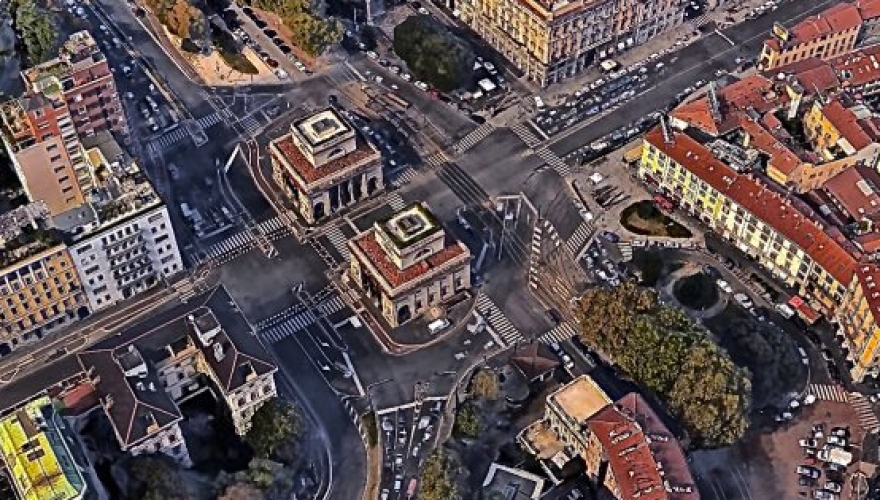 Car with Driver for Milan Porta Venezia